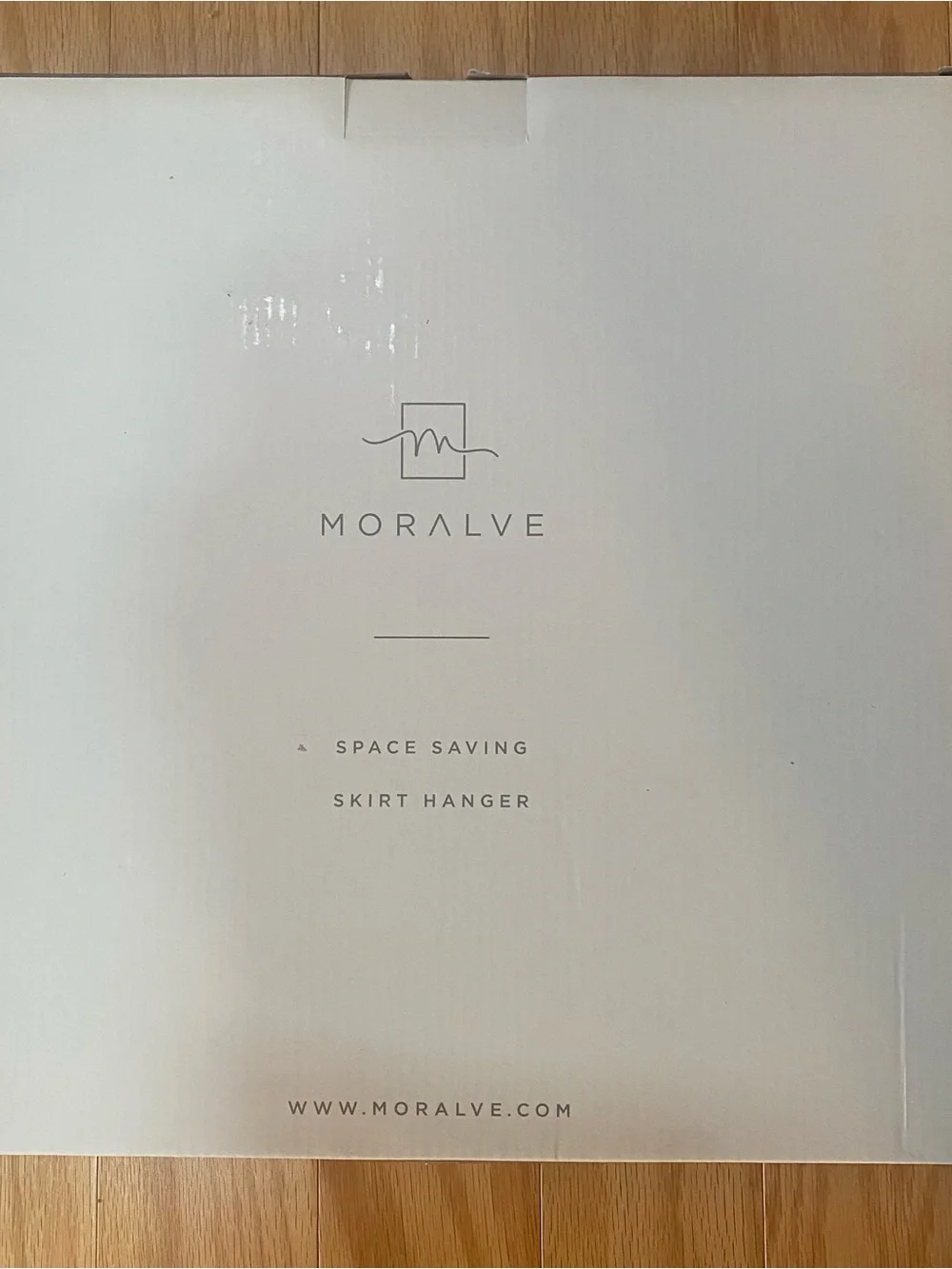 Moralve space-saving skirt hanger, NWT